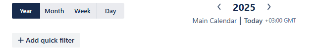 Clicking the Add quick filters button - gif.